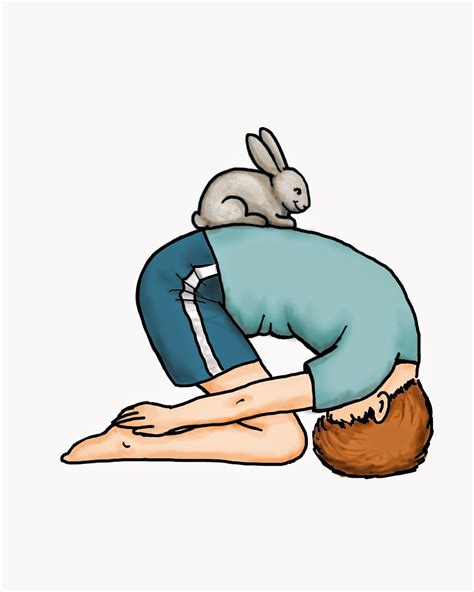 yoga  kids benefits  rabbit posture