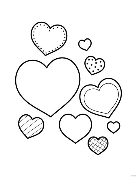 zebra heart coloring page  eps illustrator jpg png  svg templatenet