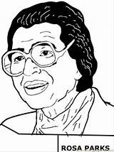 Rosa Parks Coloring Pages History Printable Drawing Printables Sheets African Month Famous Earhart Amelia American Color Bus People Frederick Douglass sketch template