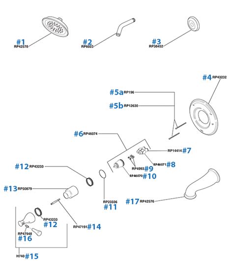 delta monitor shower faucet parts diagram bios pics
