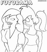 Futurama Coloring Pages sketch template