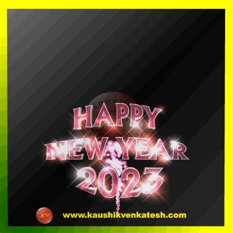 Happy New Year 2023  Kaushik Venkatesh