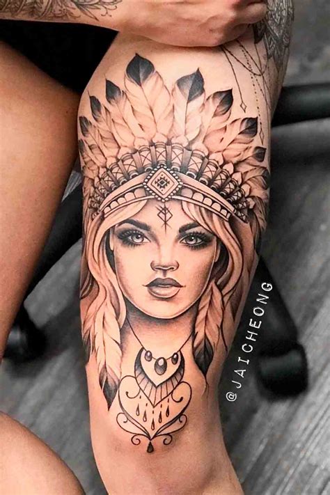 tatuagens femininas na perna incriveis  se inspirar top tatuagens