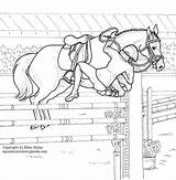 Horse Dressage Coloring Pages Jumping Getcolorings Book Print Getdrawings sketch template