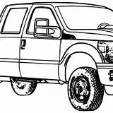 Gmc Lifted F350 sketch template