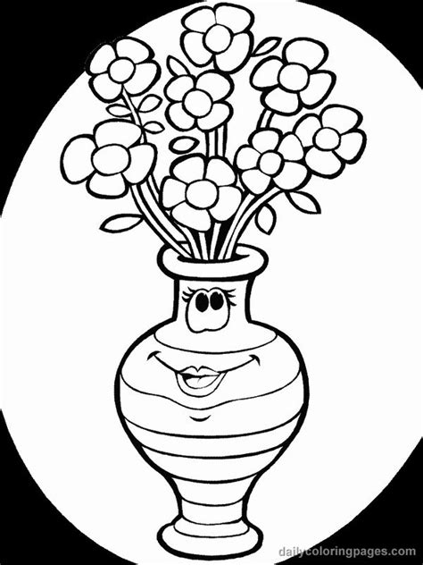 cute flower coloring pages  images flower coloring pages