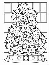 Para Colorir Desenhos Coloring Haven Creative Fabulous Flowers Book sketch template