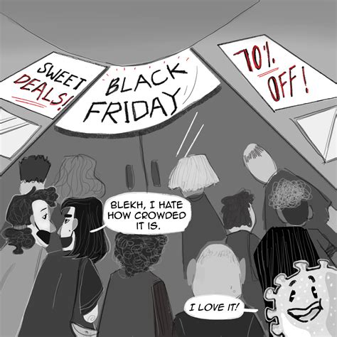 editorial cartoon black friday crows daily bruin