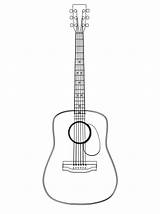 Guitar Coloring Printable Print Sheets Pages Printables Easy Customize Now Freeprintableonline sketch template