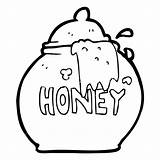 Honey Clipart Pot Drawing Cartoon Paintingvalley Clipground sketch template