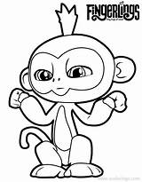 Fingerlings Monkey Coloring Pages Xcolorings 99k 1180px Resolution Info Type  Size Jpeg sketch template