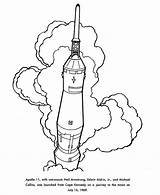 Space Apollo Coloring Pages Launch Printables Usa Race History Printable Landing Moon Armstrong Neil Go sketch template