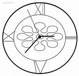 Zegar Kolorowanki Kolorowanka Cool2bkids Uhren Ausdrucken Ausmalbild Mantle Zifferblatt Malvorlagen Druku sketch template