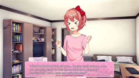 a somewhat realistic sayori reaction to a lewd situation ddlc