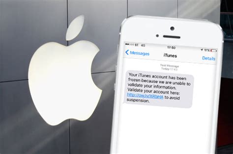 apple iphone text scam warning over fake itunes message daily star
