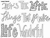 Coloring Pages Quotes Quote Life Doodle Alley Color Attitude Disney Cute Printable Quotesgram Friendship Adult Sheets Teens Sayings Things Little sketch template