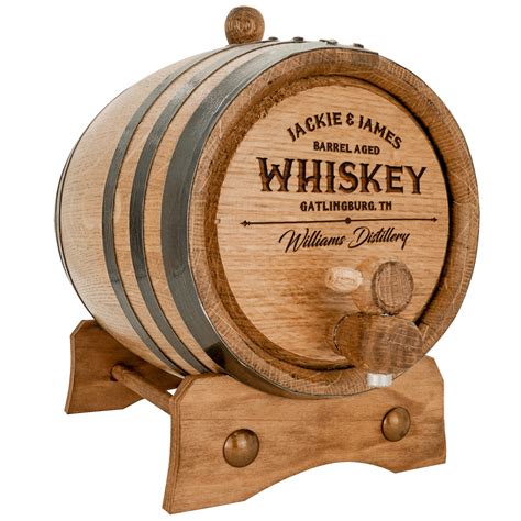 barrel aged personalized whiskey barrel sofias findings