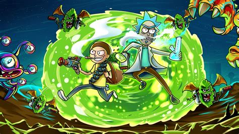 rick  morty computer wallpapers top  rick  morty computer backgrounds wallpaperaccess