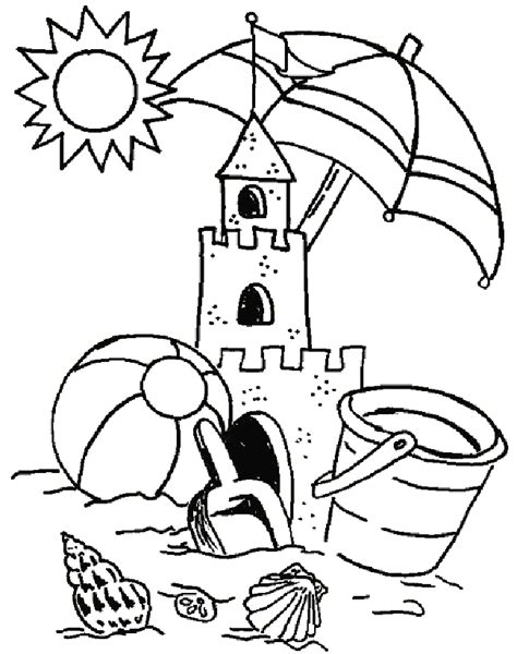 summer coloring pictures  print summer coloring sheets beach coloring pages cool coloring