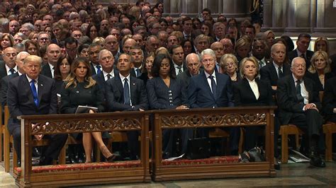 An Annotated Photo Of Attendees At George H W Bushs Funeral Cnnpolitics