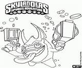 Skylander Skylanders Ausmalbilder Drucken Terrafin Ausdrucken Boxer sketch template