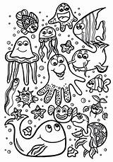 Mewarnai Binatang Laut Ayo Marins Mewarna Marin Berikut Gampang Cepat Merupakan Monde sketch template