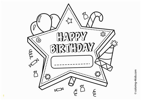 amazing picture  happy birthday coloring page davemelillocom
