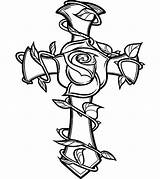 Cross Coloring Pages Celtic Rose Decorated Heart Color Template sketch template