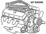 Engine Drawing 454 Diagram Car Sketch Corvette Firing Order Blocks Components Diagrams Wiring Getdrawings Ignition Pumps sketch template