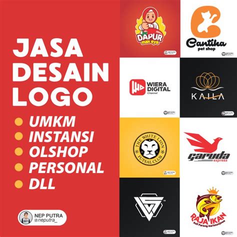 Jual Jasa Desain Logo Umkm Instansi Personal Olshop Shopee Indonesia