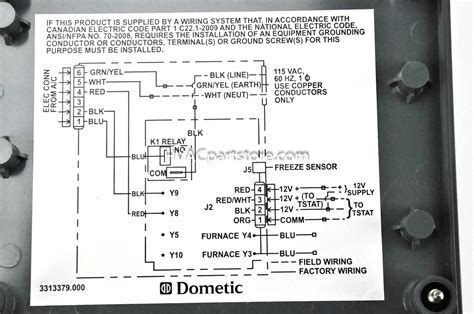 coleman mach ac controller wiring diagram great installation  coleman mach rv thermostat