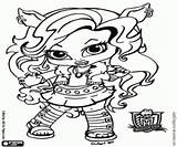 Baby Monster High Coloring Clawdeen Pages Da Monsters Disegni Colorare Draculaura Colora Frankie sketch template
