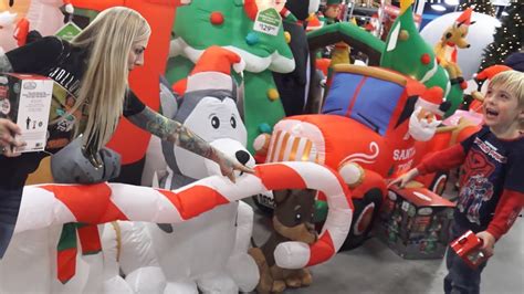 home store walkthrough inflatable display awesome christmas