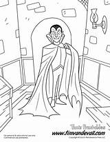 Vampire Timvandevall Dracula Homecolor sketch template