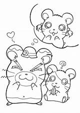 Hamtaro Coloring Pages sketch template