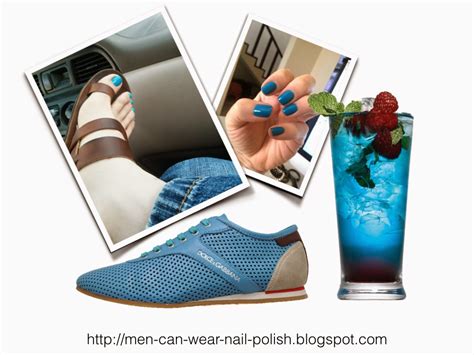 Men Can Wear Nail Polish L A Colors Aquatic