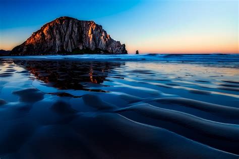 morro bay california sunset  photo  pixabay