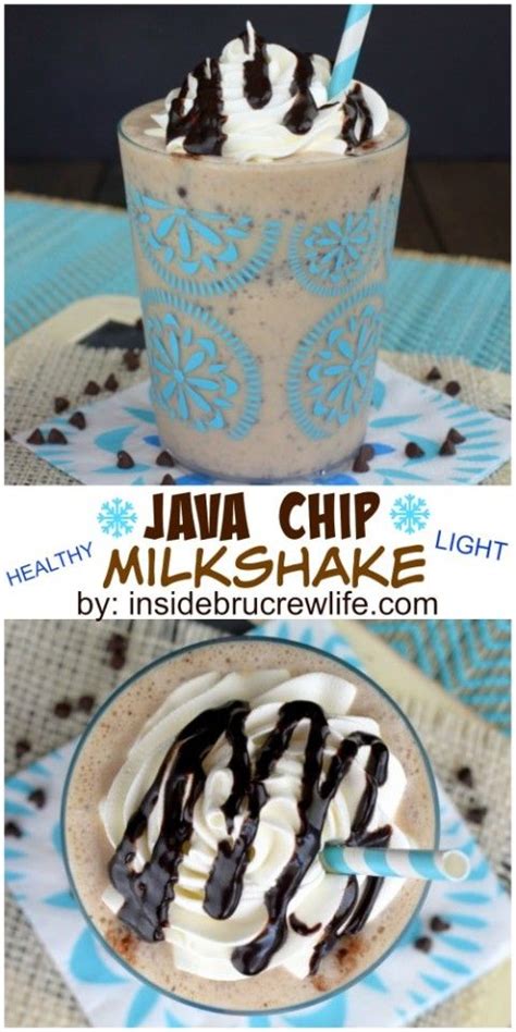 java chip milkshake yummy drinks milkshake healthy yogurt