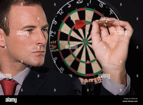 playing darts  res stock photography  images alamy