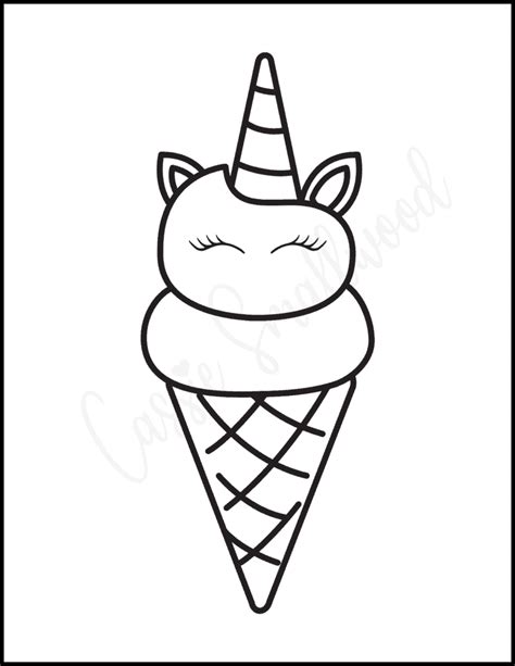 cute ice cream coloring pages cassie smallwood