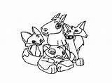 Animal Jam Coloring Pages Fox Cartoon Colouring Getdrawings Printable Getcolorings Card sketch template