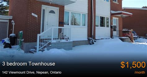viewmount drive nepean townhouse  rent