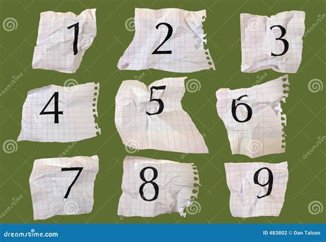 graph paper numbers stock illustration illustration  crumbled