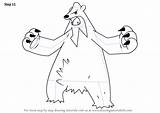 Beartic Pokemon Step Draw Drawingtutorials101 Drawing Anime Tutorials sketch template