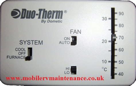 thermostat duo therm dometic  mobile rv maintenance