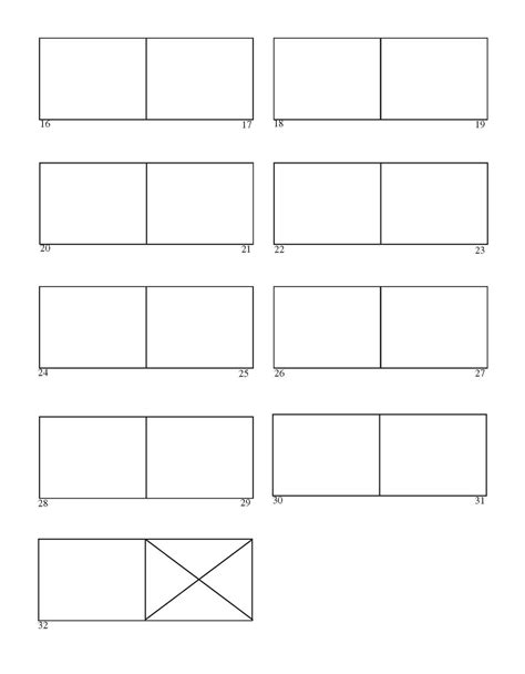 printable storyboard template clipartsco
