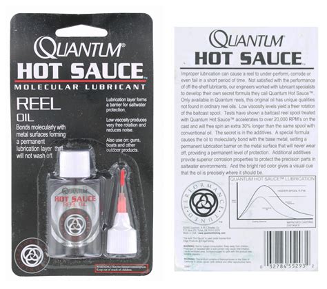 quantum molecular lubricant hot sauce fishing reel oil ebay