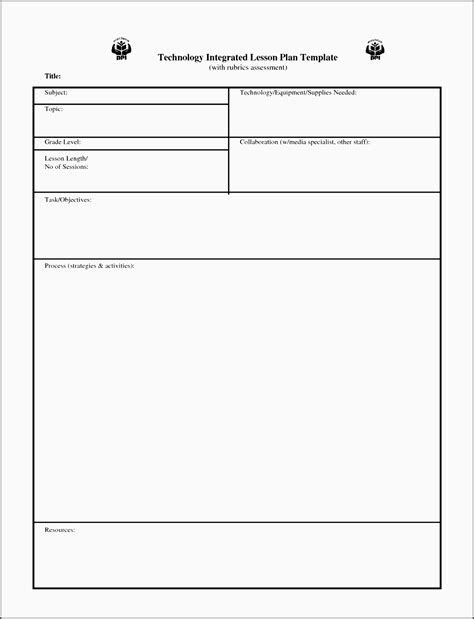 blank business plan template   template