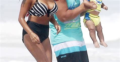 snooki bikini body picture jersey shore star wears high waisted suit us weekly