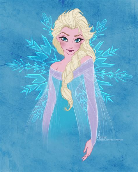 Disney S Frozen Elsa By David Kawena By Davidkawena On